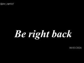 joss_caprice — modelo de webcam en línea en chaturbate