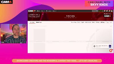 camcrawl — modelo de webcam en línea en cam4