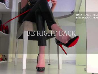 Femdomheels — Bongacams recorded stream screenshot (19 May 2025)