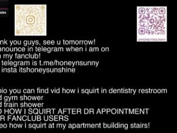 honey_sunshine — Chaturbate recorded stream image, 15.07.2025 08:20