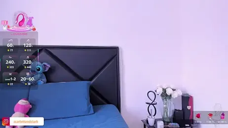 ScarlettAndClark — Stripchat recorded stream screenshot (20 Aug 2025)