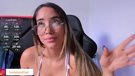 ScarlettAndClark — Stripchat recorded stream screenshot (26 Aug 2025)