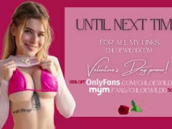 chloewildd — Chaturbate recorded stream image, 14.02.2025 20:40