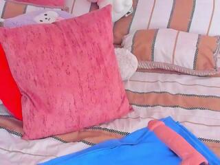 Bella Fontana — Flirt4free recorded stream screenshot (10 Oct 2025)