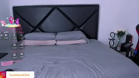 ScarlettAndClark — Stripchat recorded stream screenshot (13 Oct 2025)