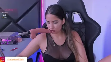 ScarlettAndClark — Stripchat recorded stream screenshot (16 Oct 2025)