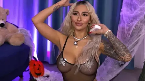 GoldenAmber — Stripchat recorded stream screenshot (24 Oct 2025)