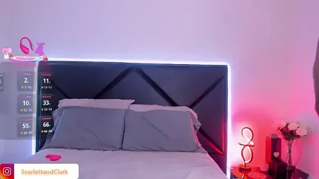 ScarlettAndClark — Stripchat recorded stream screenshot (28 Oct 2025)