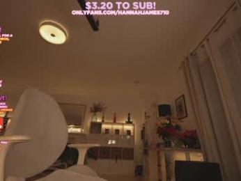 hannahjames710 — Chaturbate recorded stream screenshot (09 Nov 2025)