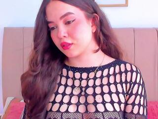 Bella Fontana — Flirt4free recorded stream screenshot (12 Nov 2025)