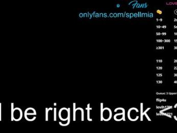 miaspell — Chaturbate recorded stream screenshot (10 Jan 2026)