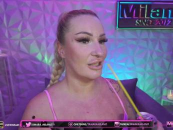 TamaraMilano — Bongacams recorded stream screenshot (12 Jan 2026)