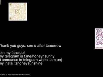 honey_sunshine — Chaturbate recorded stream image, 12.01.2026 09:40