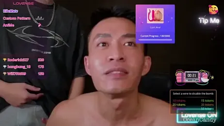 OceanCandy — Stripchat recorded stream screenshot (25 Jan 2026)