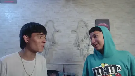 axel_milo_kairo_and_noa — Stripchat recorded stream screenshot (28 Jan 2026)