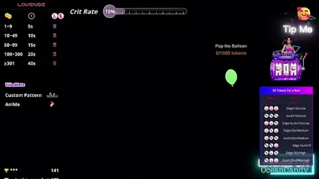 OceanCandy — Stripchat recorded stream screenshot (03 Feb 2026)