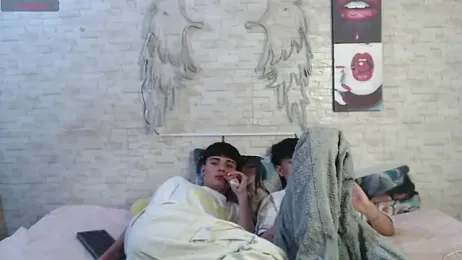 axel_milo_kairo_and_noa — Stripchat recorded stream screenshot (04 Feb 2026)