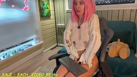 SandyChris — Stripchat recorded stream screenshot (14 Feb 2026)