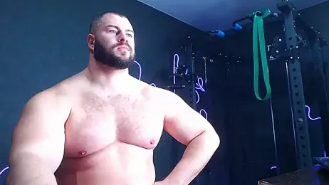 muscularjohnforuX — Stripchat recorded stream screenshot (16 Feb 2026)