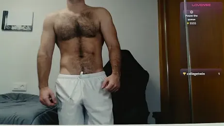 cutehairymacho — Stripchat recorded stream screenshot (18 Feb 2026)