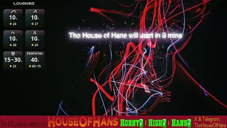 HouseOfHans — Stripchat recorded stream screenshot (19 Feb 2026)