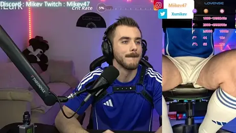 Mikev — Stripchat recorded stream screenshot (19 Feb 2026)