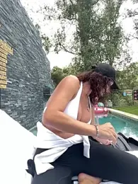 therealbeverlycious — Stripchat recorded stream screenshot (24 Feb 2026)