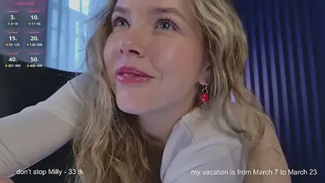 milly_shy — Stripchat recorded stream screenshot (03 Mar 2026)