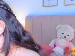 Bella Fontana — Flirt4free recorded stream screenshot (11 Mar 2026)