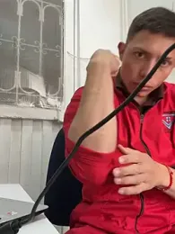 santiObrero — Stripchat recorded stream screenshot (14 Mar 2026)