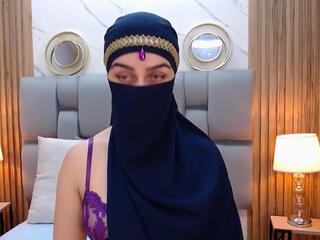 Aliah Manzur — Flirt4free recorded stream screenshot (13 Apr 2026)