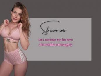chloewildd — Chaturbate recorded stream image, 18.04.2026 21:20