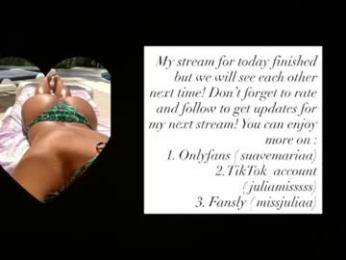 miss_juliaa — Chaturbate recorded stream image, 17.08.2026 10:40