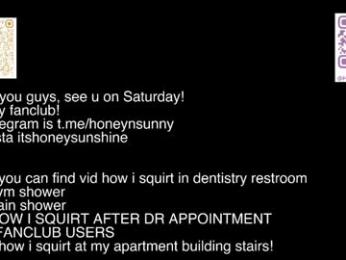 honey_sunshine — Chaturbate recorded stream image, 01.04.2025 10:20