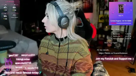 Lisaonthemoon — Stripchat recorded stream image, 01.04.2025 19:10