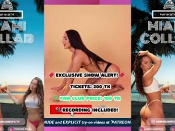 hannahjames710 — Chaturbate recorded stream image, 14.05.2025 02:50